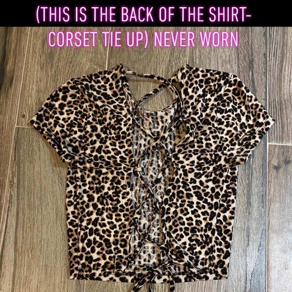 Cheetah crop top